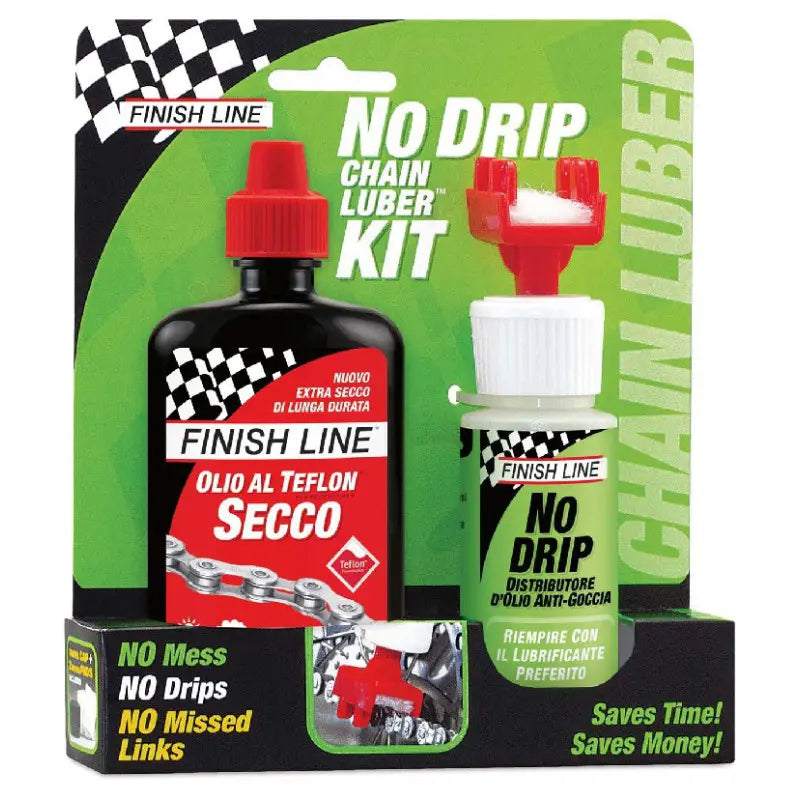 Kit No Drip Finish Line Lubrificante Secco 120 ml