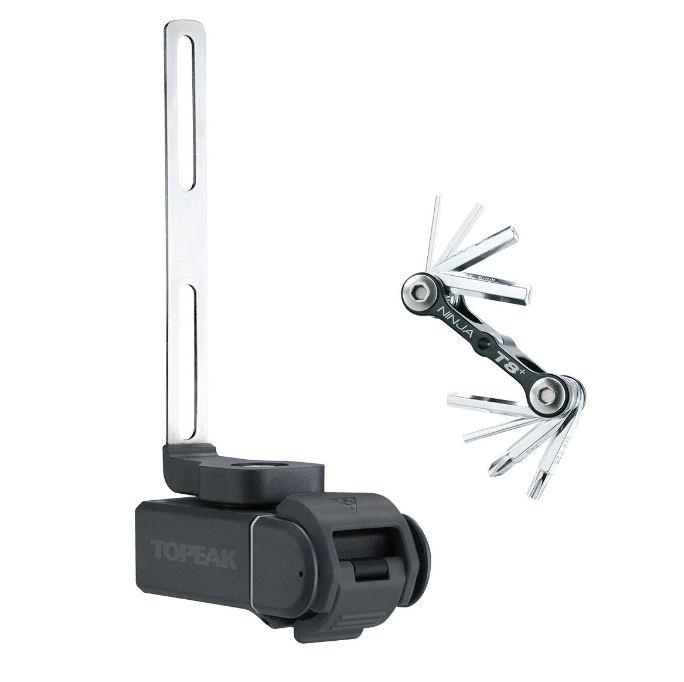 Mehrzweckwerkzeug mit Topak Ninja T -Straßenhalterunterstützung