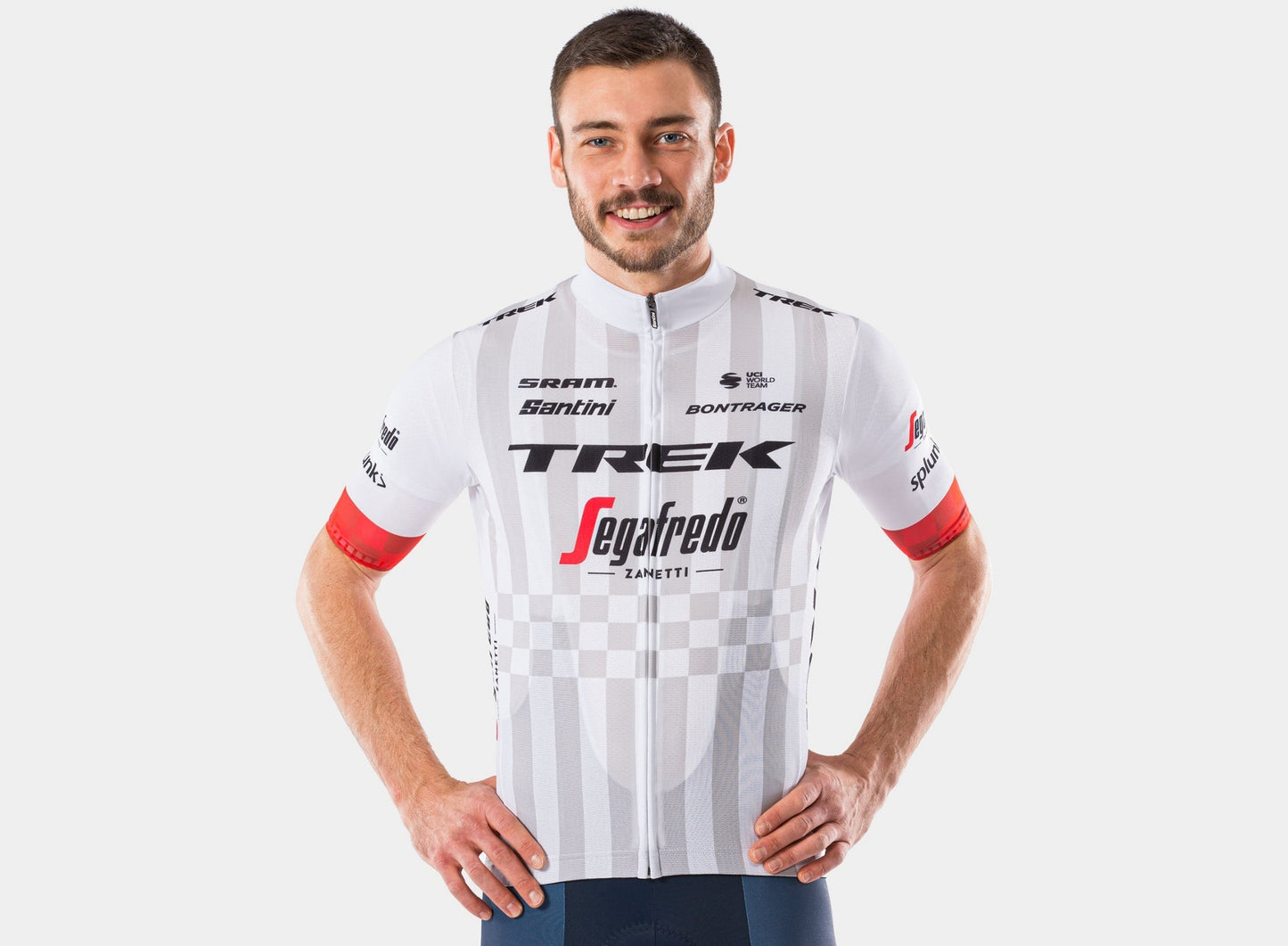 Short Sleeve Shirt Trek Santini Segafredo Replica