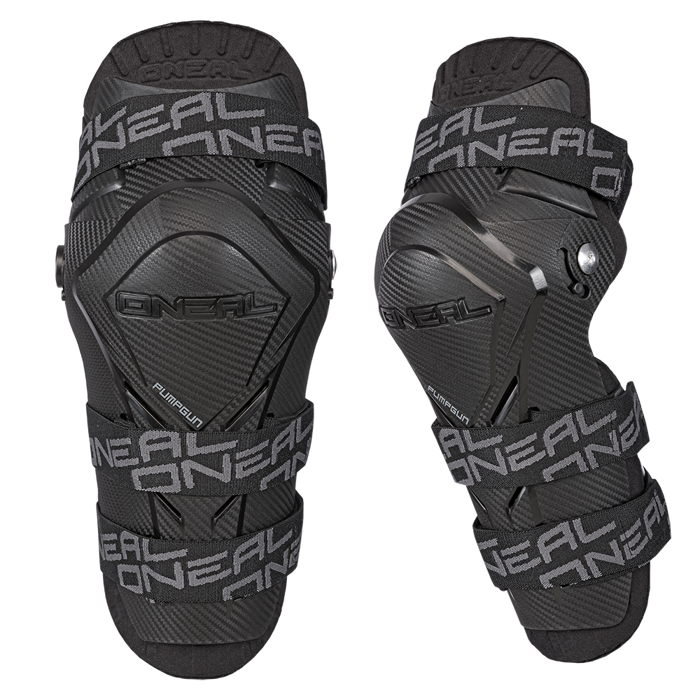 Pumpun MX Rodillas de aspecto de carbono