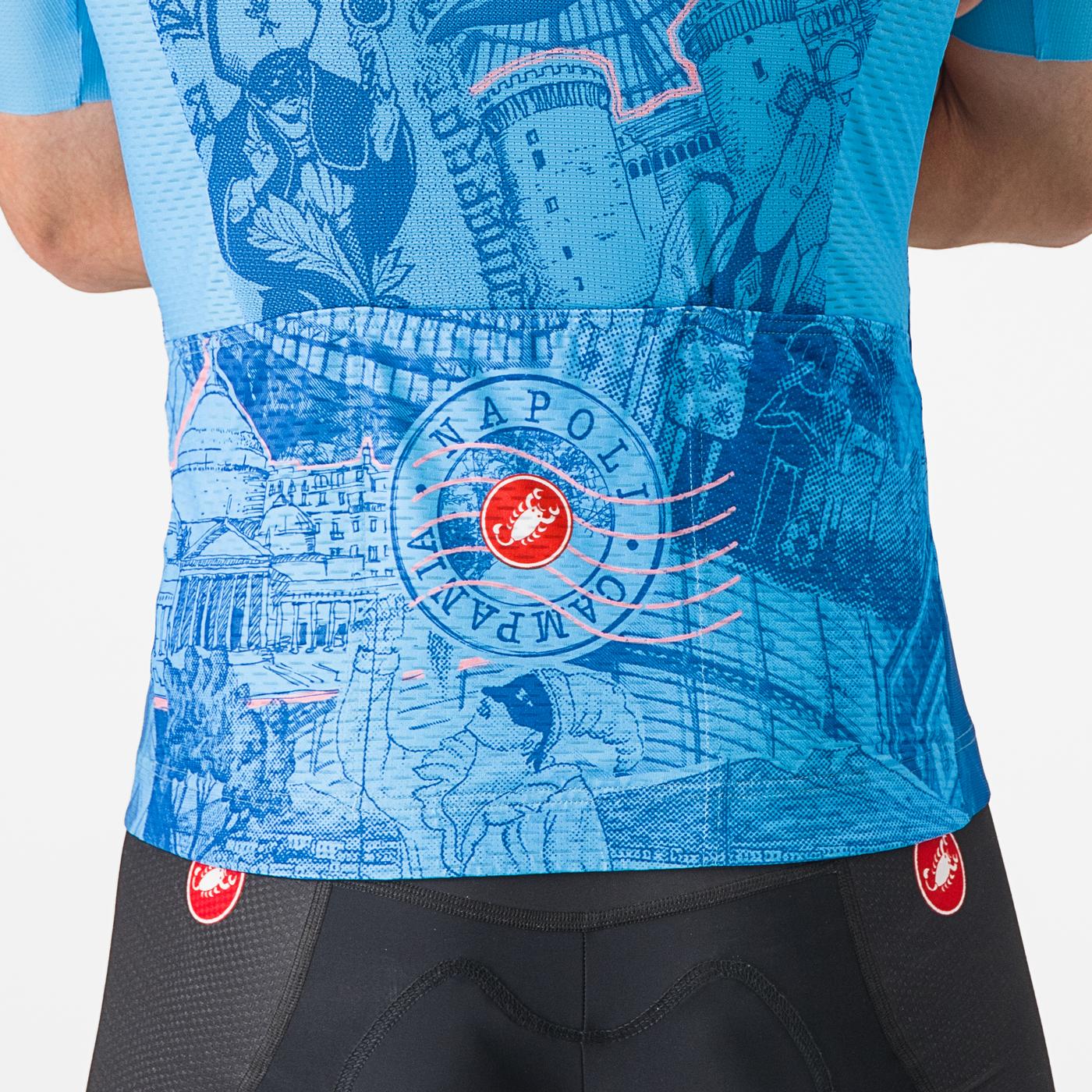 Maglia Maniche Corte Castelli Giro107 Napoli