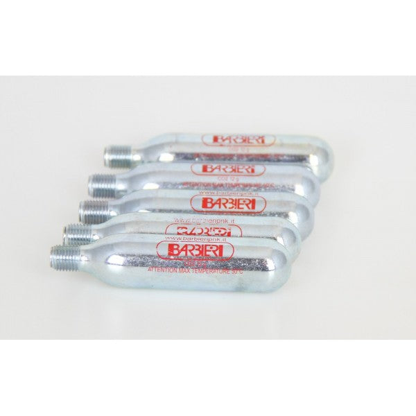 Set 10pz. Bombolette Co2 Cartridge Barbieri 12g