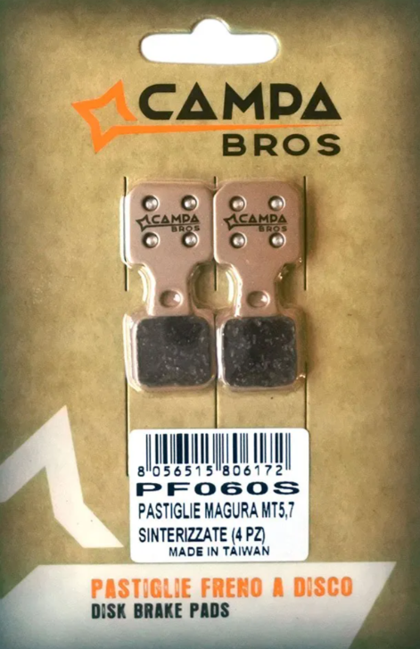 Tabletas sinterizadas Cama Bros PF060s Magura Mt5.7 (4 piezas)