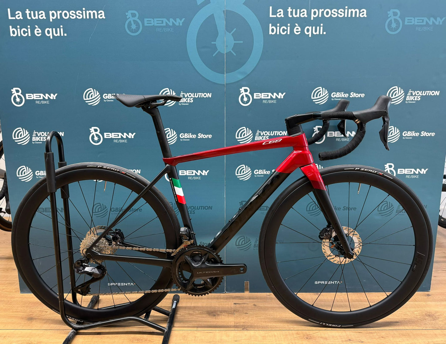 Colnago C68 Straßenscheibe ULTEGRA DI2 12V Größe 45,5 - Gebraucht