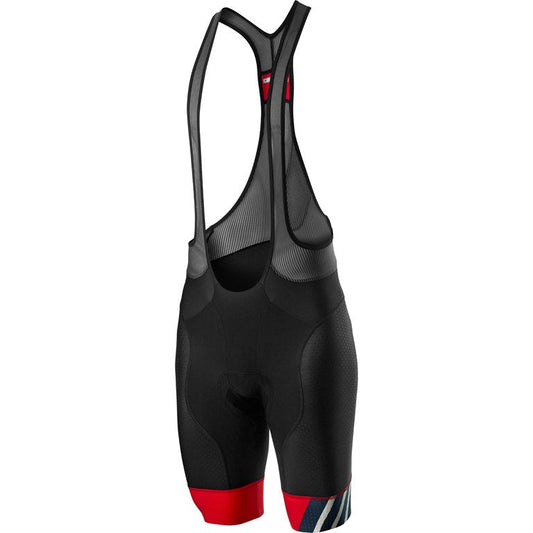 Castelli Free Aero Race 4 Bibshort preto/vermelho