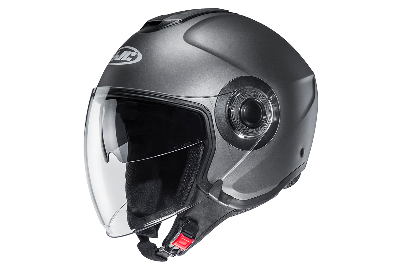 Casco Hjc I40 Semi Flat Titanium