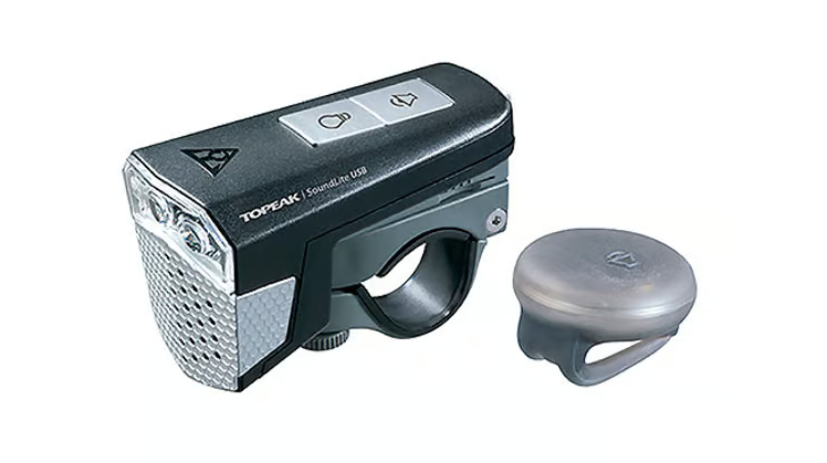 Przednie światło z czujnikiem topaok Soundlite USB