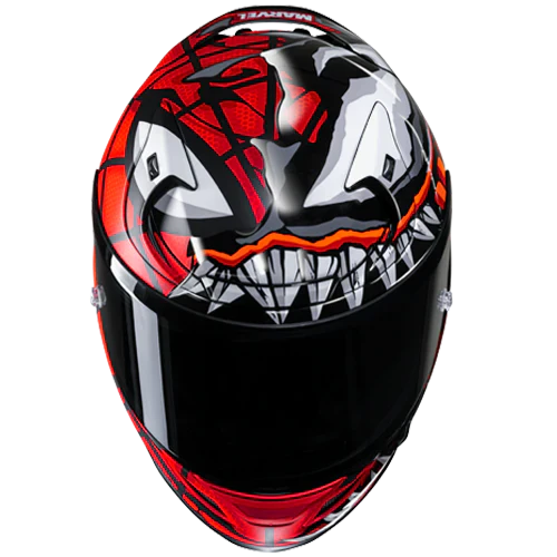 HJC RPHA 12 Maximizado Venom Marvel MC1SF Capacete