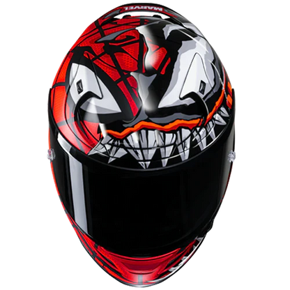 HJC RPHA 12 Maximizado Venom Marvel MC1SF Capacete